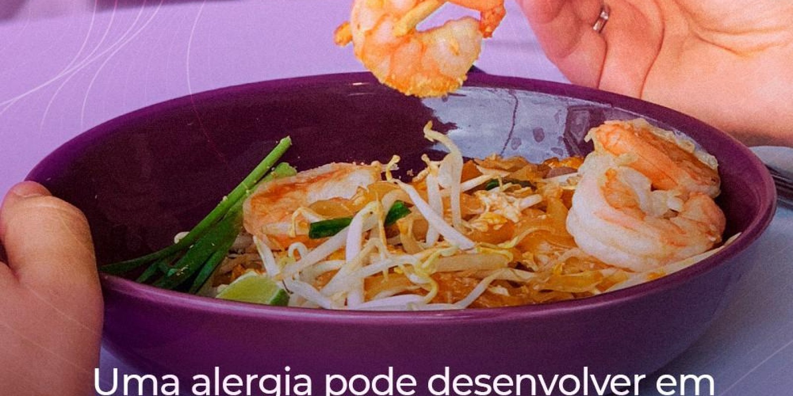 Uma alergia pode se desenvolver em qualquer fase da vida