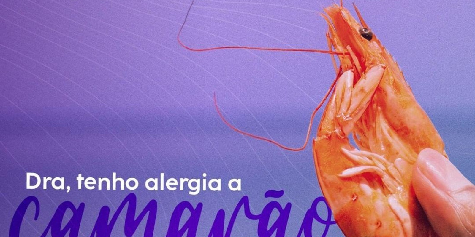 Tenho alergia a camarão, corro mais risco de ter alergias no contraste usado para fazer exames?